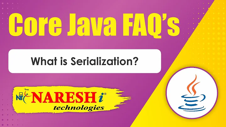 What is Serialization? | Core Java Interview Questions | Mr.Srinivas