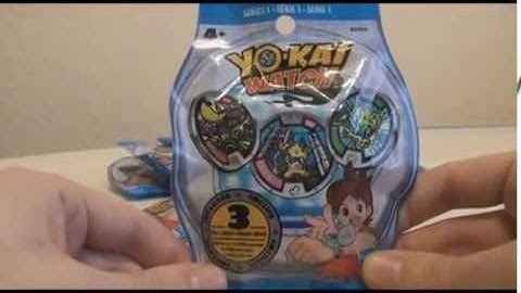 Yokai Watch: English Series 1 Yo-kai Medals Blind Bag Unboxing