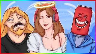 Trippy and Soup Troll GAMER GIRLS on GTA RP
