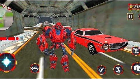 Cliff Hanger Mission Grand Robot Car Transform 3D Battle - Android Gameplay