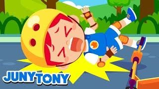 Seguridad Al Montar En Patinete Siempre Con Cuidado Buenos Hábitos Junytony En Español