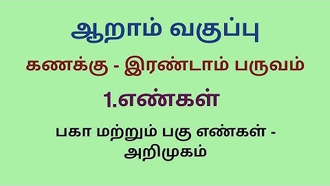 Class 6 Maths Term 2 Chapter 1 Prime Numbers Introduction