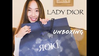 LADY DIOR UNBOXING | My first Dior Bag! | First Impressions and Review