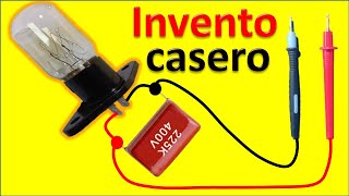 invento casero con capacitor ceramico , no botes tus capacitores sin ver este video
