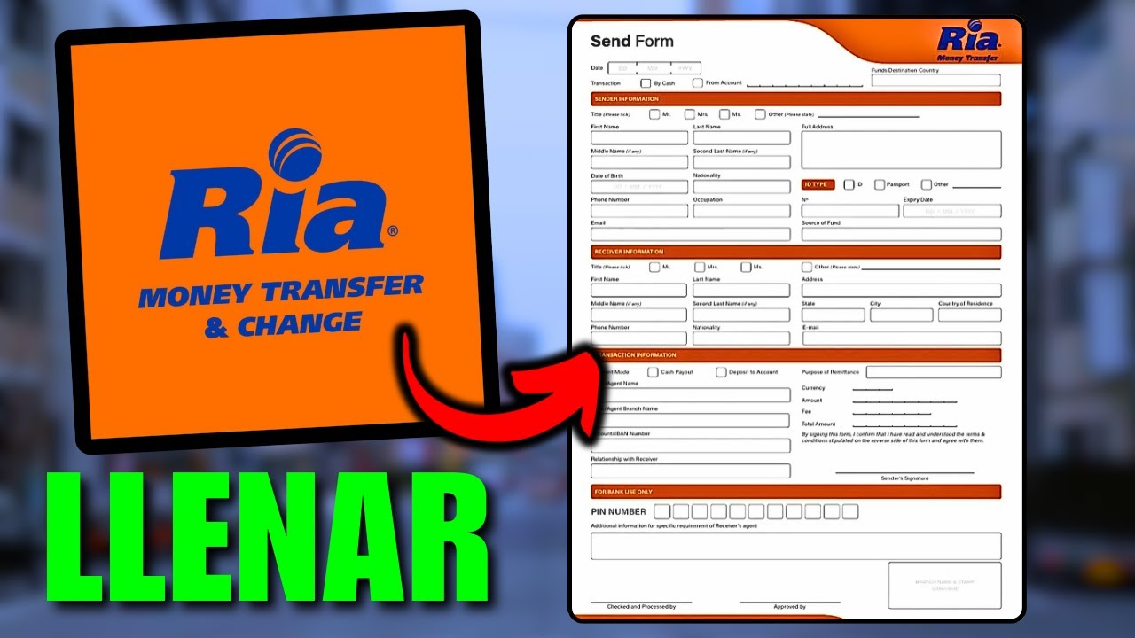 Como Llenar Un Money Order De Ria Money Transfer - Guía Completa - YouTube
