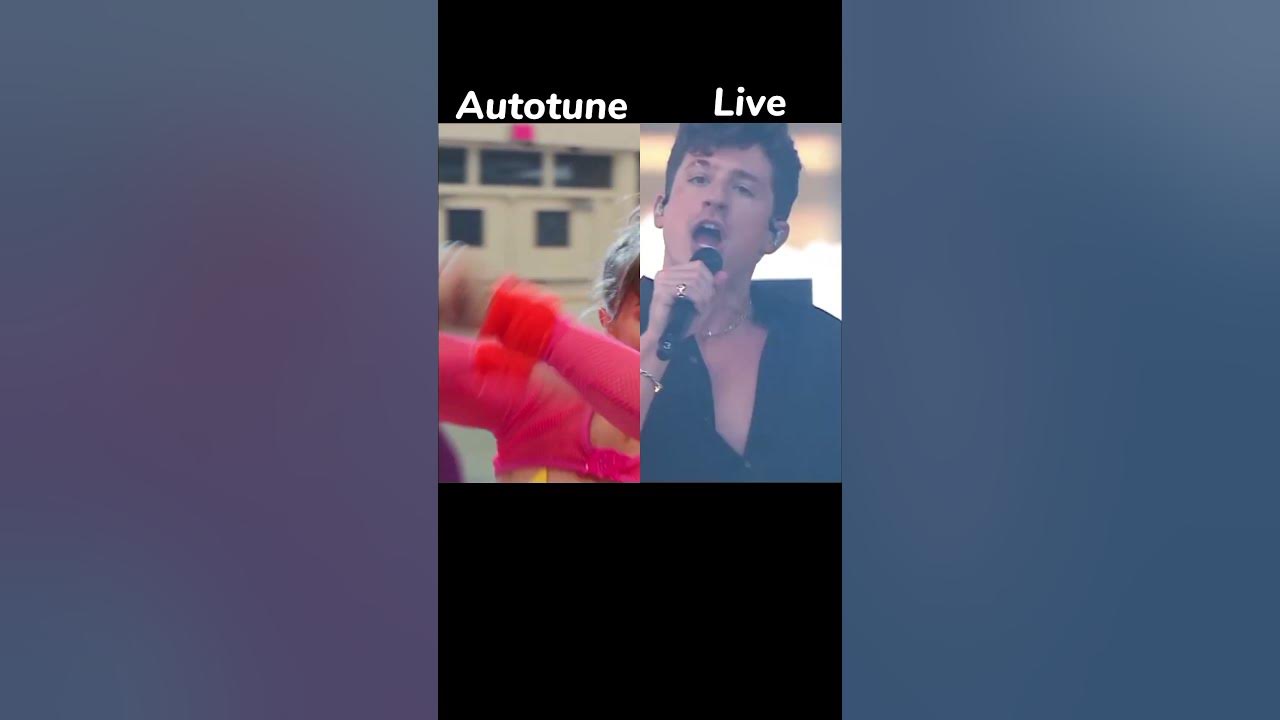 Charlie puth light switch live vs autotune
