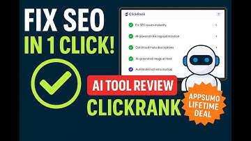 ClickRank Review: Fix SEO Instantly with 1-Click AI Optimization! (AppSumo Lifetime Deal)