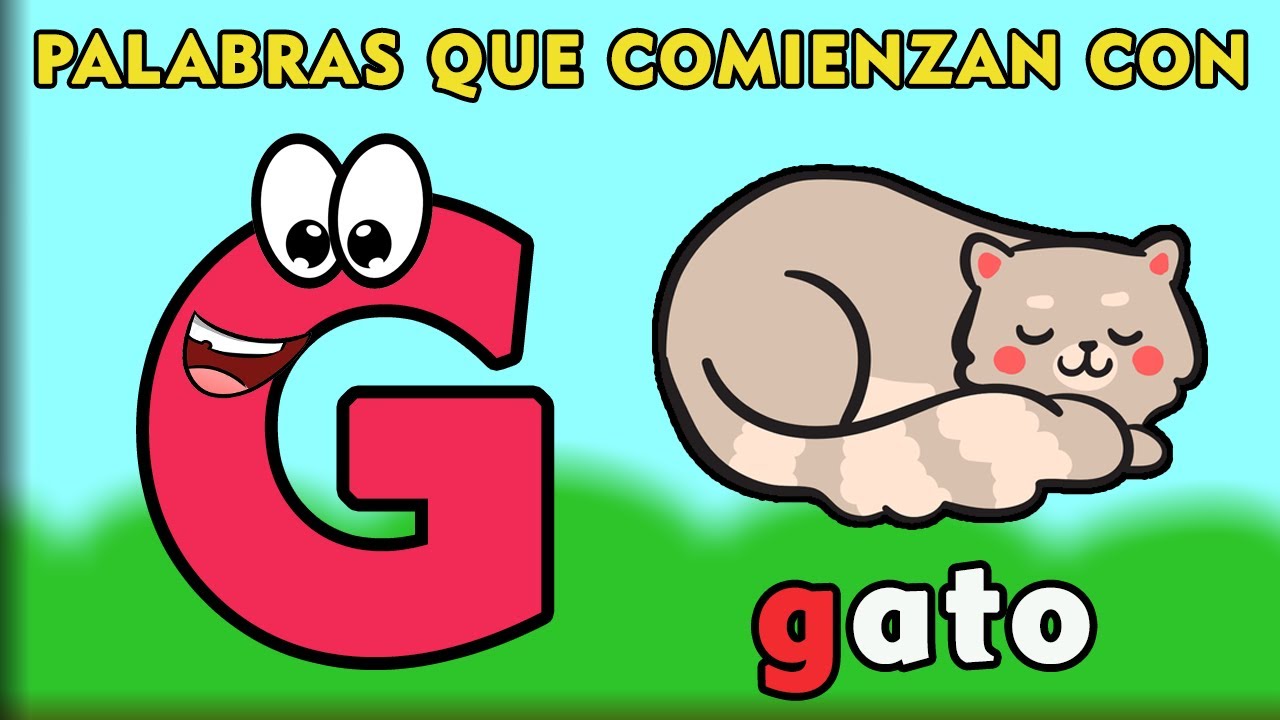 Palabras con G | Words That Start with G - YouTube
