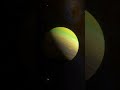 Gigant green planet with moons #astronomy #beautiful #science #dream #universe #planet #space #trend