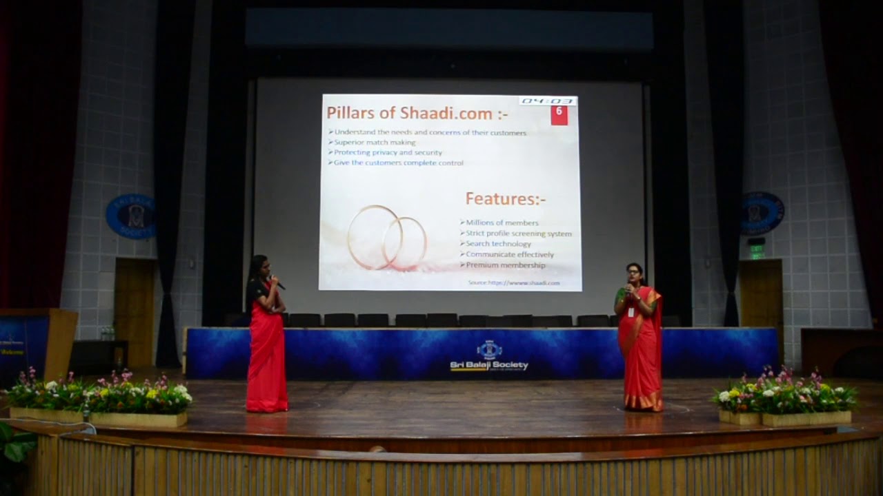 Sri Balaji Society Induction Presentation 2019 Success Story of ShaadiCom