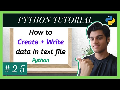 how to create a text file python | create and write text file python | Python tutorial for beginners
