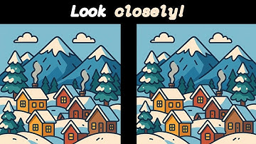 Find 3 differences in 90 seconds: Train your brain