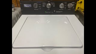 Maytag Mvwp586Gw Power Wash, Deep Water, Warm Wash, Extra Rinse With Downy Ball