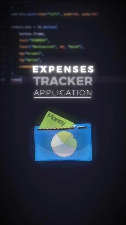 Expense Tracker Application || #phython #tkinter - YouTube image.