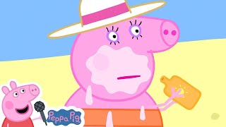 Peppa Pigs Last Summer Holiday Beach Trip Peppa Pig Official Family Kids Cartoon