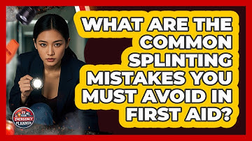 What Are The Common Splinting Mistakes You Must Avoid In First Aid? - Your Emergency Planner
