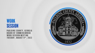 BOC Work Session - 8/9/2022