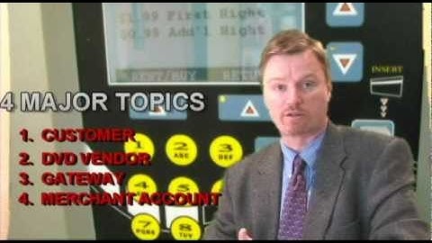 Roy Neese of First Data Explains the whole Merchant account system for folks with DVDNow Kiosks