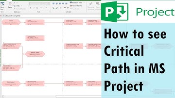 How to see Critical Path in MS Project | critical path not showing ?