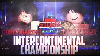 Bwe Storm Zero 2 Official Matchcard