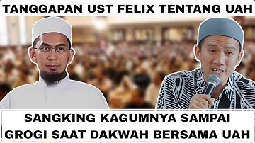 Saya Grogi - Begini Reaksi Ustadz Felix Saat Dakwah Bersama Ustadz Adi Hidayat.