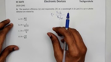 EC GATE 2019 2M  - photo detector