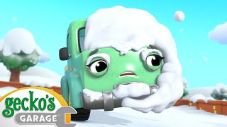 Gecko's Garage  Tilly the Snowball | Kids Fun & Educational Cartoons | Moonbug Play and Learn