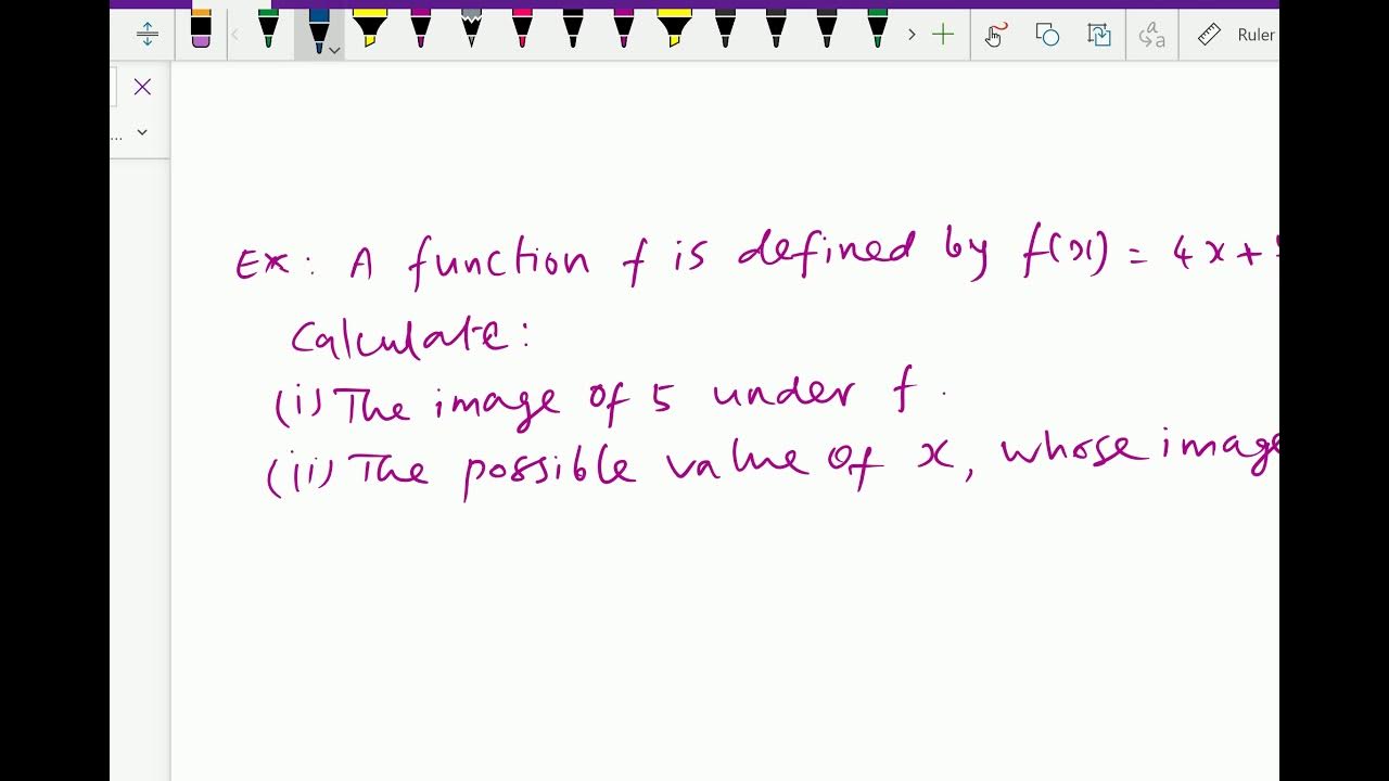 Discrete mathematics : - ( Functions ; Domain and Range of the function ...