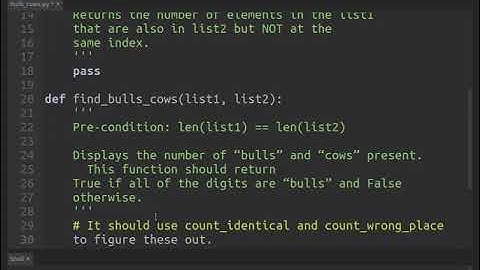 Bulls & Cows Part 1 - Setup