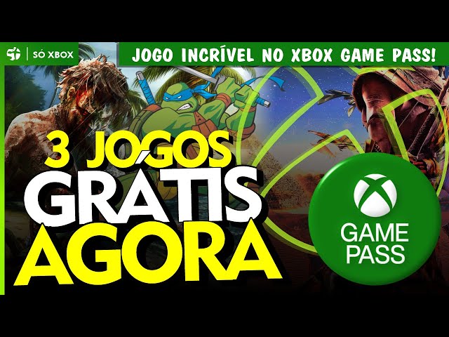 EITA! VÁRIOS JOGOS DE GRAÇA AGORA no XBOX e JOGÃO LIBERADO ANTES no GAME  PASS! 