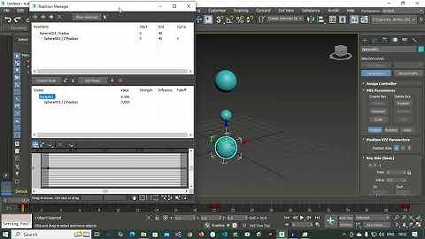 3ds Max Tutorials Reaction Manager Position Control