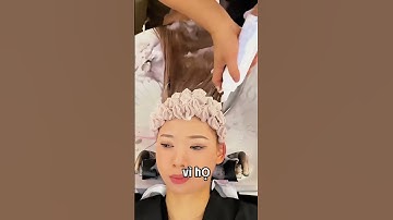 cô gái này gần như bị rụng hết tóc sau khi đến tiệm tóc này #shorts