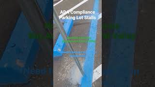 ADA Parking Stalls - In California #handicapparking #asphaltpaving #disabledparking