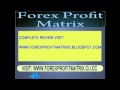 Wesley Govender's Forex Profit Matrix - YouTube
