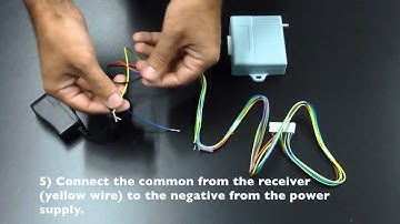 Complete Wireless Entry Magnetic Lock Kit Wiring Instructions