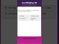 java mcq questions and answers | infosys coding questions and answers in java