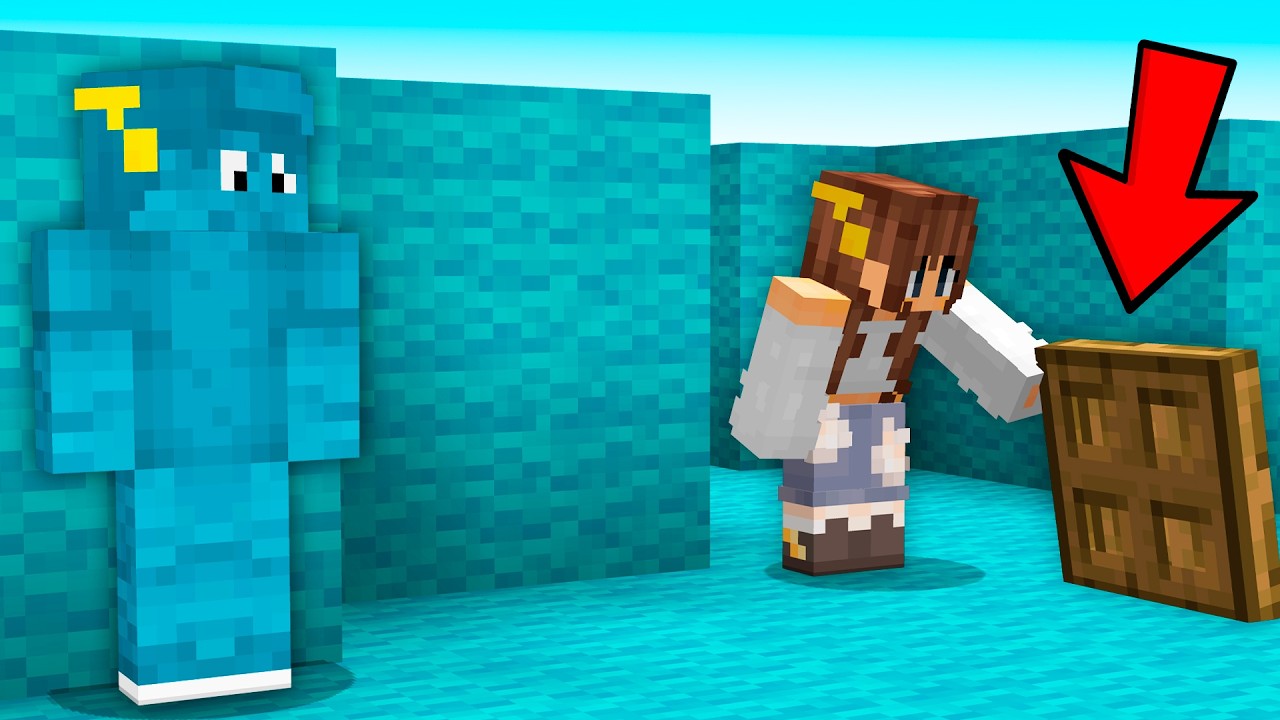 Usei DISFARCE DE LÃ no ESCONDE-ESCONDE do MINECRAFT!