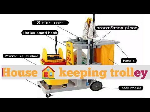instalation Housekeeping trolley।  assemble to house keeping trolley।#house keeping