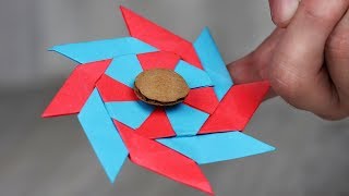 how to make diy paper fidget spinner