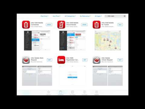 Infor EAM Mobile App Connected Overview and Setup