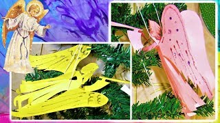 DIY Супер простой ангел из бумаги.Новогодние поделки своими руками. Christmas angel DIY Супер простой ангел из бумаги.Новогодние поделки своими руками. Christmas angel