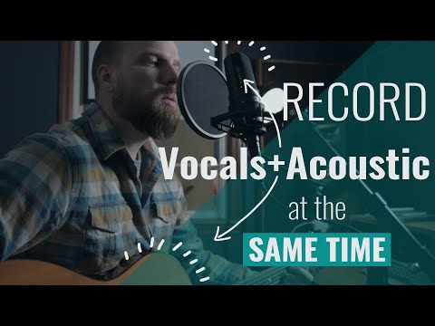 Recording Acoustic Guitar and Vocals at the SAME TIME in FL STUDIO