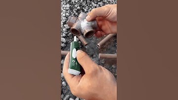 Use glue to connect the pipes #popular #tools #tricks