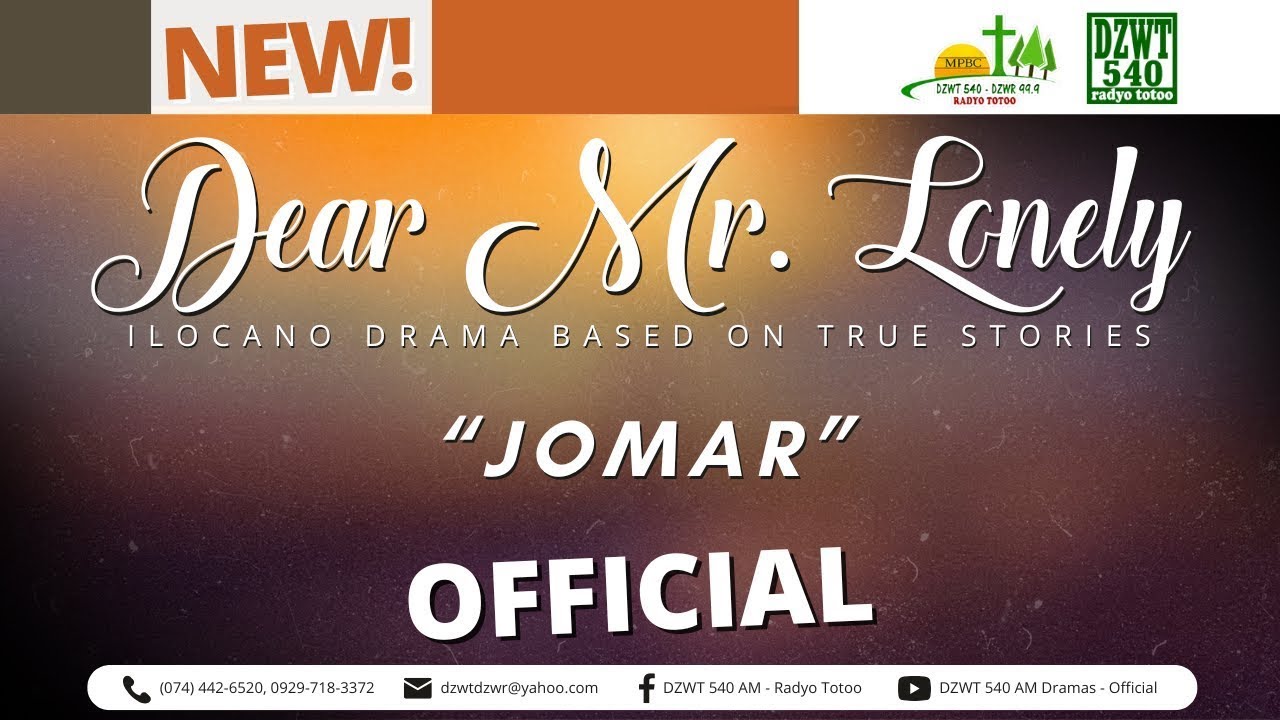 Dear Mr. Lonely - Jomar | June 2, 2025 