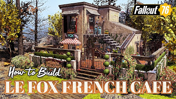 Le Fox French Cafe CAMP Build Showcase & How to Build Tutorial 4K