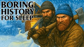 Life Inside an 1888 Logging Camp | Boring History for Sleep