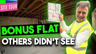 Finding Hidden Value: Bonus Flat in a Commercial to Residential Conversion || Site Tour