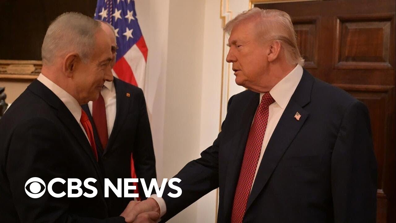 Trump says he "insisted that negotiations with Iran continue" during meeting with Netanyahu