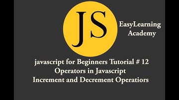 javascript part 12 Increment Decrement operators