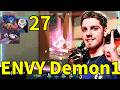 INSANE AIM! ENVY Demon1 27 KILLS - SPLIT #ranked